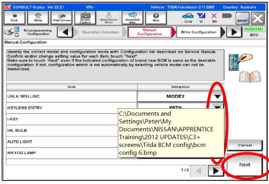Nissan-Consult-3-Plus-BCM-Configuration-Guide-7