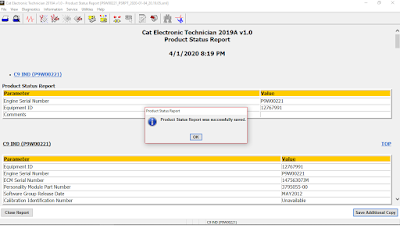 Create-Product-Status-Report-on-Caterpillar-ET-Software-3