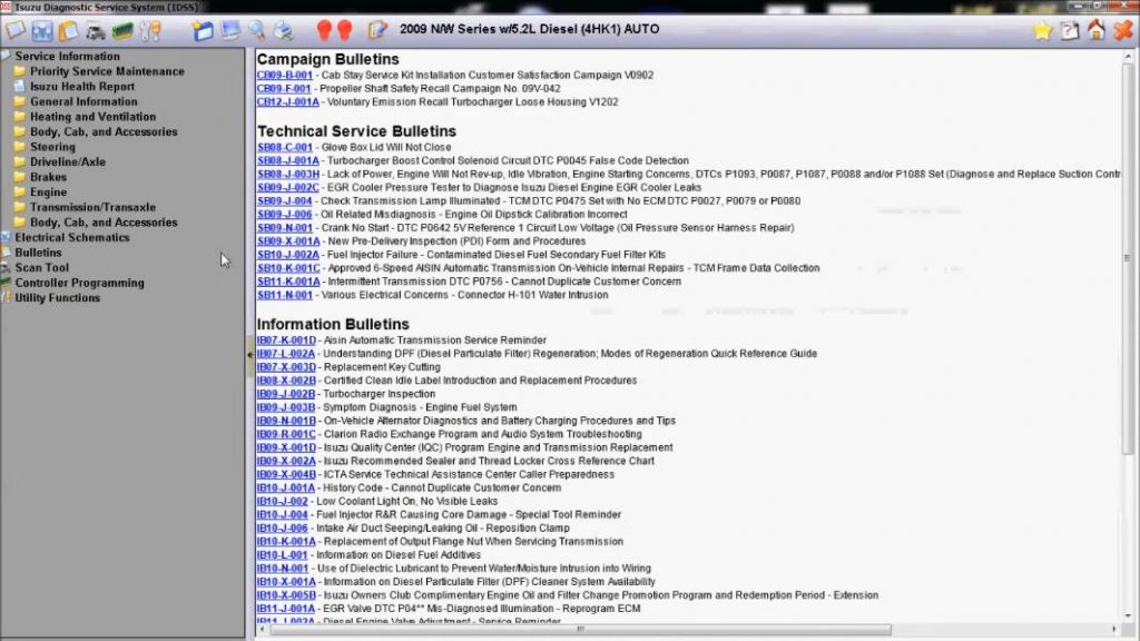 ISUZU N-Series Fuel Injector Flow Rate Programming by IDSS – CNAUTOTOOL ...