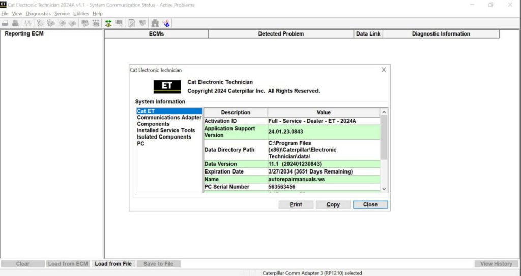 thumbnail image 2 of Rugged Cat ET Diagnostic Laptop For Heavy Equipment - Caterpillar SIS, Mining & Dozer Ready 2 of 4