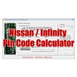 Nissan/Infinity Pin Code Calculator for New BCM Modules Support 20 Digit Code with 1000 Tokens Newest 6.0 Version