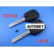 toyota 4C duplicable key toy48 (long) with groove