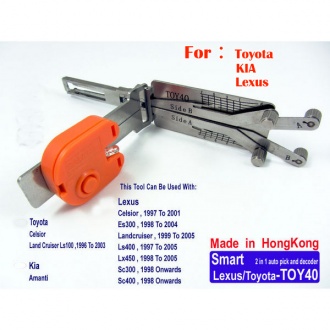 Smart TOY40 2 in 1 auto pick and decoder for Toyota/Lexus