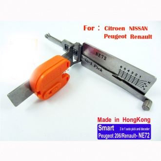 Peugeot 206 Renault NE72 2 in 1 Auto Pick and Decoder