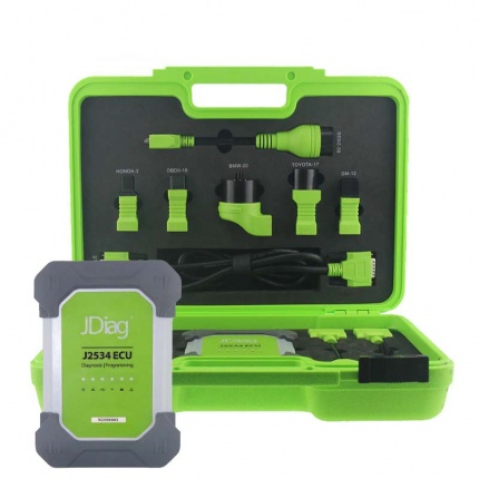 Jdiag Elite Full System Diagnostic Tool Scan Tool for all Brands Car Models Diagnostic and Coding with Full Adapters
