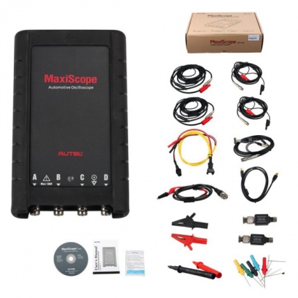 Autel MaxiScope MP408 4 Channel Automotive Oscilloscope Basic Kit Works with Maxisys MS905 MS906BT MS906TS MS908 MS908P 