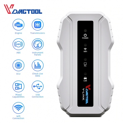 NEW VXDIAG VCX HD Heavy Duty Truck Diagnostic TOOL for VOLVO,CAT,HINO, Cummins Wifi Version Truck Scanner
