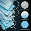 50Pcs/lot Disposable Protective Mask 3 Layer Nonwove Ply Filter Mouth Face Mask Anti-Dust Anti-Fog Meltblown Earloop Mou