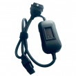 Updated 12V to 24V Heavy Duty Truck Diesel Adapter Cable for Launch X431 Easydiag 2.0/3.0 Golo Carcare