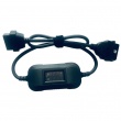 Updated 12V to 24V Heavy Duty Truck Diesel Adapter Cable for Launch X431 Easydiag 2.0/3.0 Golo Carcare
