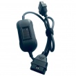 Updated 12V to 24V Heavy Duty Truck Diesel Adapter Cable for Launch X431 Easydiag 2.0/3.0 Golo Carcare