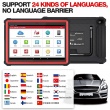 LAUNCH X431 PRO3S+ with X-431 SmartLink C 2.0 Heavy-duty Truck Module for Both 12V & 24V Cars and Trucks