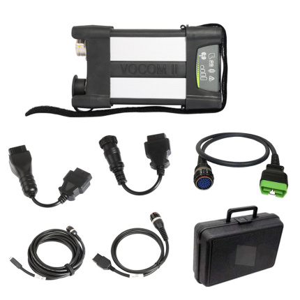 VOCOM II 88894000 Diagnostic Kit & Cables Full Set PTT 2.8.360 for Volvo Heavy Duty Truck Diagnostic Tool