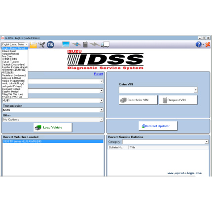 Newest 2025.02 Isuzu G-IDSS E-IDSS US-IDSS Export Diagnostic software 
