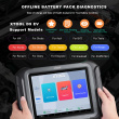 XTOOL D9 EV Car Diagnostic tools Electric Car Tesla BYD with Battery Pack Detection Active Test, Topology Mapping + ECU 