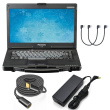 Second Hand Panasonic CF53 laptop Computer with computer cables for Writing