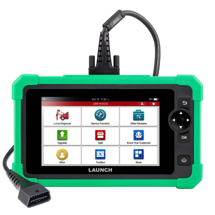 LAUNCH CRP919 EV Diagnostic Tool for Electric Vehicles New Energy Cars Supports CAN FD DoIP ECU Coding 