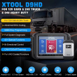 XTOOL D9HD Truck and Car diagnostic tool 12V to 24V 45+Special Functions Topology Mapping for Diesel/gasoline Replace PS