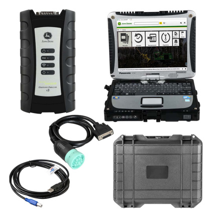 John Deere Service Advisor EDL V3 Electronic Data Link Diagnostic ToolWith V5.4.44 AG+ CF Software Plus Panasonic CF19