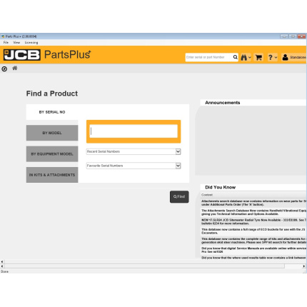 JCB Service Parts Pro JCB Parts Catalog