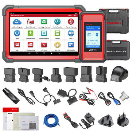 LAUNCH X431 PRO5 Bi-directional Diagnostic Tool with J2534 Smart link 3.0 CANFD DoIP HD Supports Online Programming and 