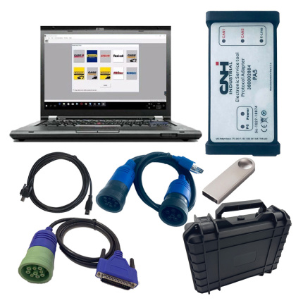 New Holland Electronic Service Tools CNH Kit Diagnostic Tool Newest CNH EST 9.14 Plus Lenovo T420 Laptop