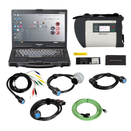 V2026.03 MB SD Connect C4 Star Diagnosis DOIP With Vediamo and DTS Engineering Software Plus Panasonic CF53 Laptop