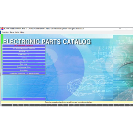Toyota Lexus EPC 2025.09 All Regions Parts Catalog