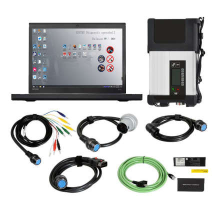 MB SD Connect Compact 5 Star C5 Diagnostic Tool With DOIP and WiFi 2026.03 Plus Lenovo ThinkPad X270 Laptop
