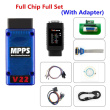 MPPS V22 Master ECU Programmer V22 ECU Chip Tuning Tool with Tricore Adapter full set