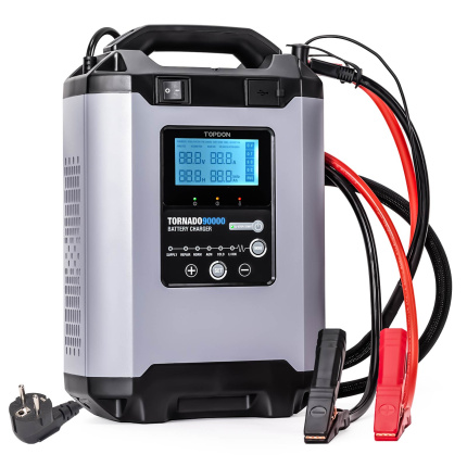 TOPDON Tornado 90000 90A Stable Power Supply & Smart Charger 12V/24V for Vehicles and trucks Programming