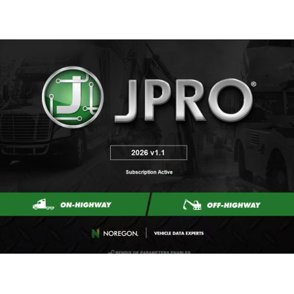 JPRO Professional Truck Diagnostic Software 2026 V1