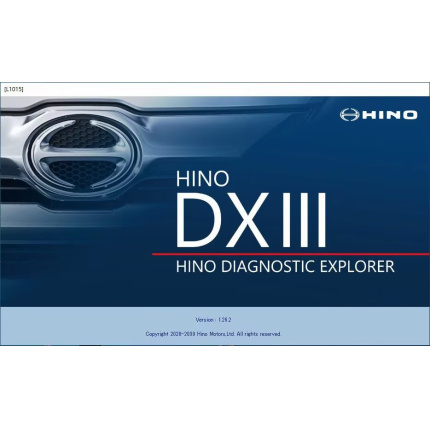Hino Diagnostic Explorer 3(Hino DX3 v1.26.2)2026.04 Diagnostic Software